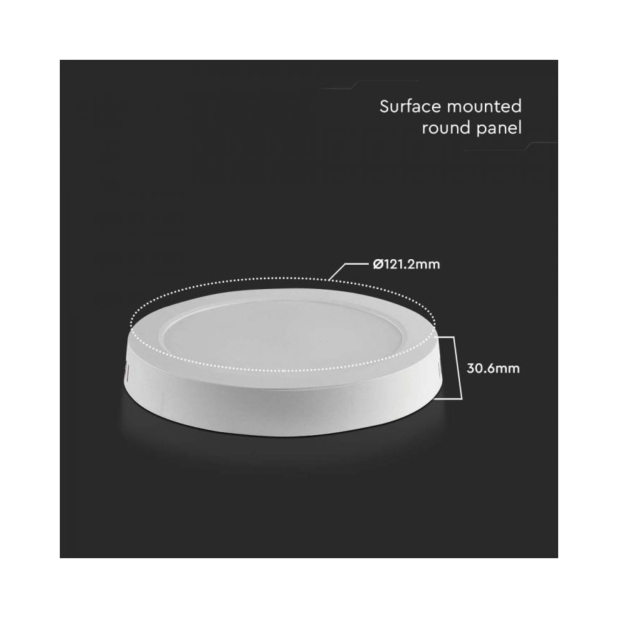LED loftlampe LED/6W/230V 6500K hvid