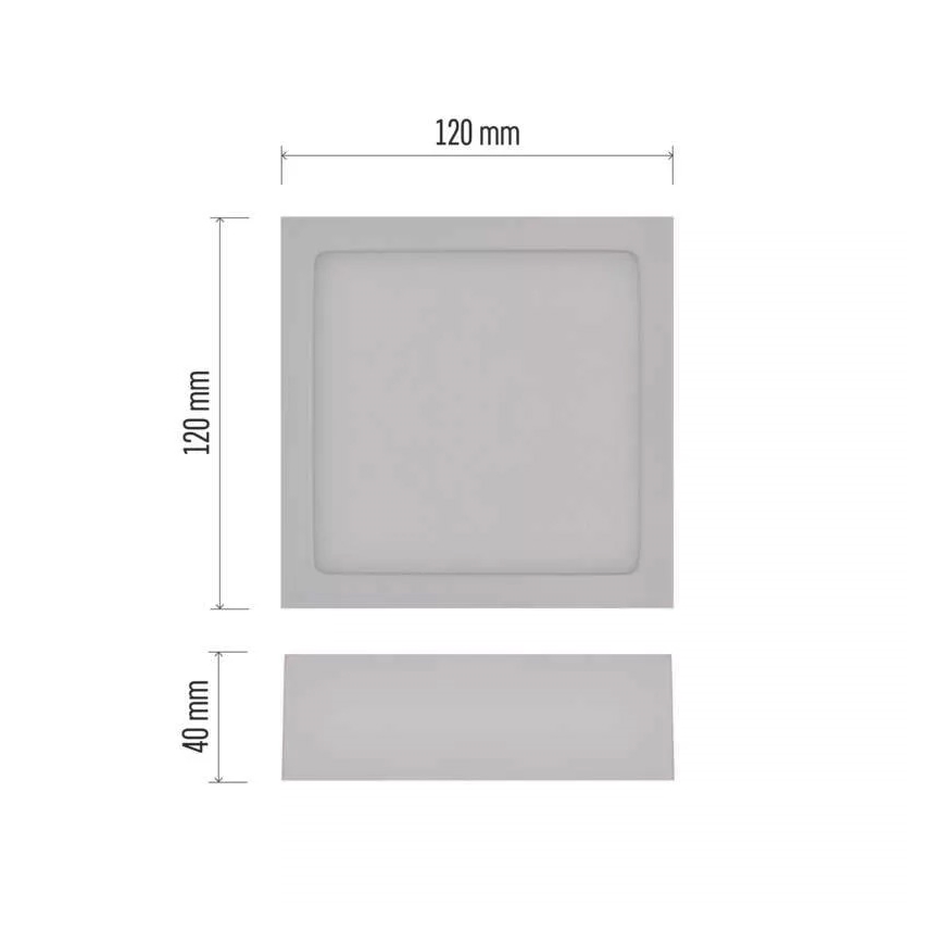LED loftlampe NEXXO LED/21W/230V 3000/3500/4000K diam. 22,5 cm sort