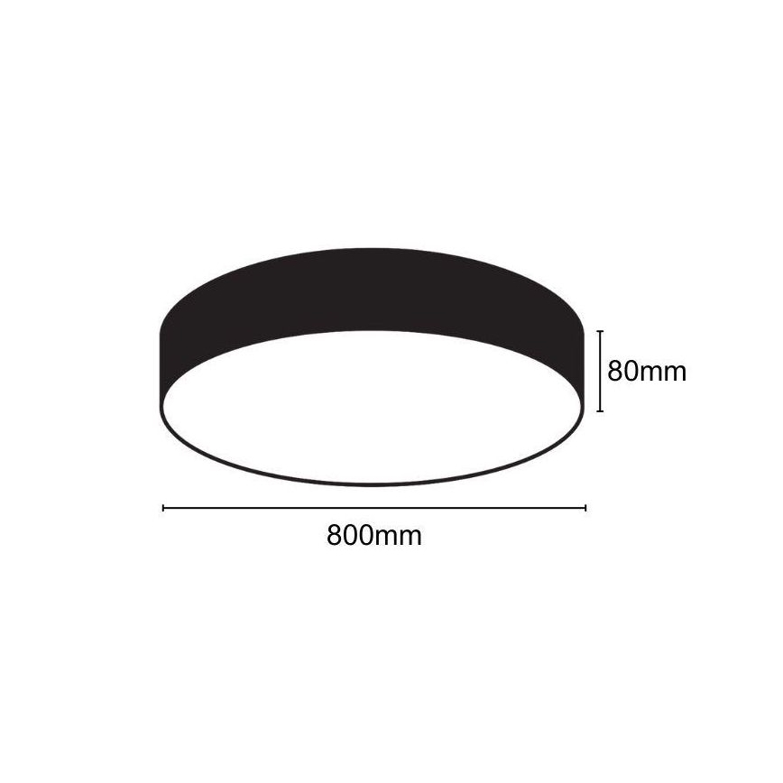 LED loftlampe LED/70W/230V 4000K diameter 80 cm
