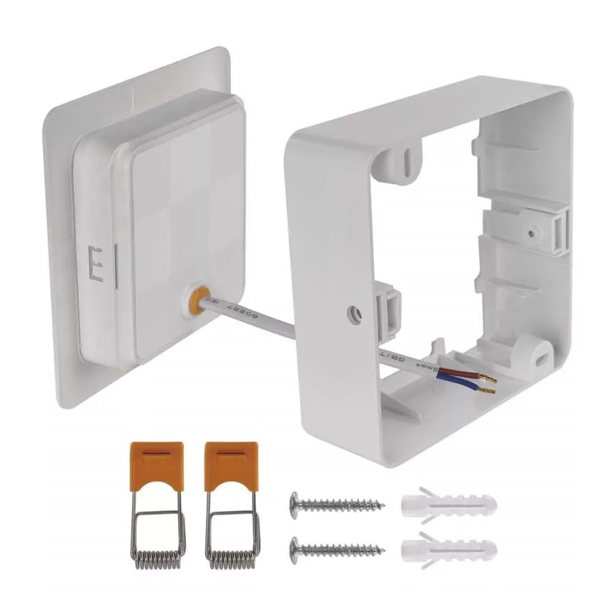LED loftlampe LED/9W/230V 12x12 cm hvid