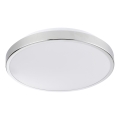LED loftlampe LIBRA LED/15W/230V 4000K Ø 29 cm blank krom