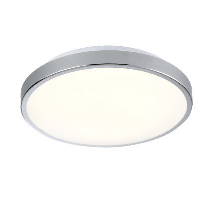 LED loftlampe LIBRA LED/15W/230V 4000K Ø 29 cm blank krom