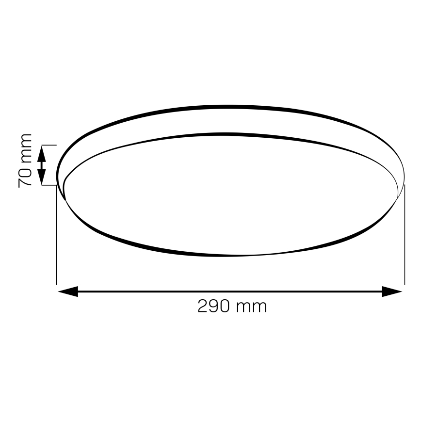 LED-loftlampe LIBRA LED/15W/230V 4000K Ø 29 cm guldfarvet