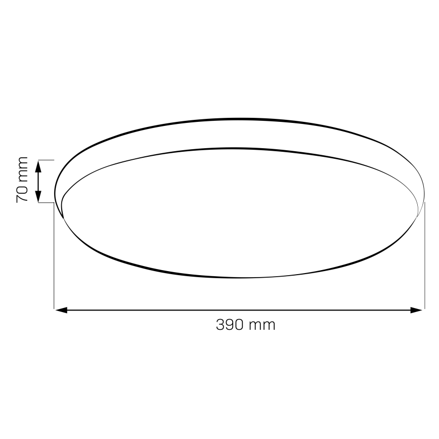 LED-loftlampe LIBRA LED/24W/230V 4000K Ø 39 cm guldfarvet