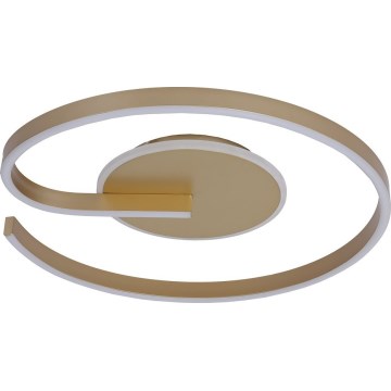 LED-loftlampe LORENZO LED/22W/230V Ø 50 cm guld