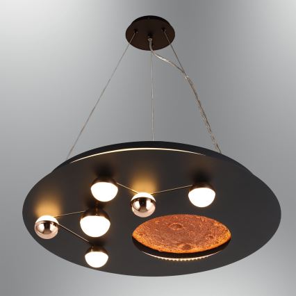 LED loftlampe MARS LED/48W/230V 3000K sort