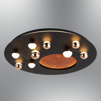 LED loftlampe MARS LED/58W/230V 3000K sort