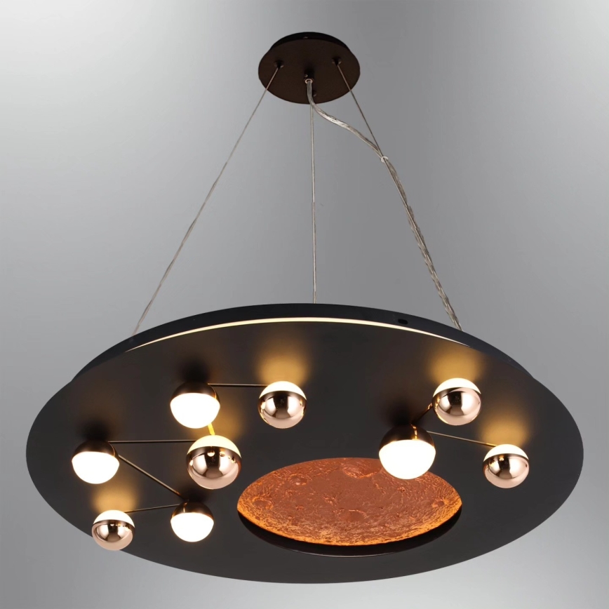 LED loftlampe MARS LED/58W/230V 3000K sort