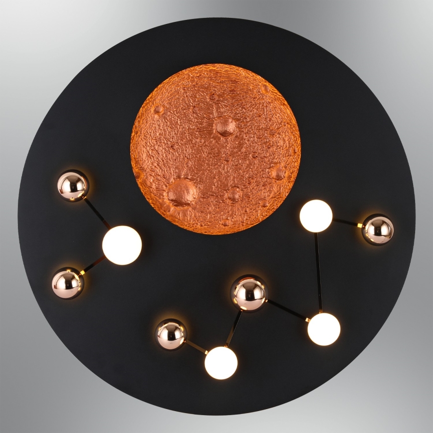 LED loftlampe MARS LED/58W/230V 3000K sort