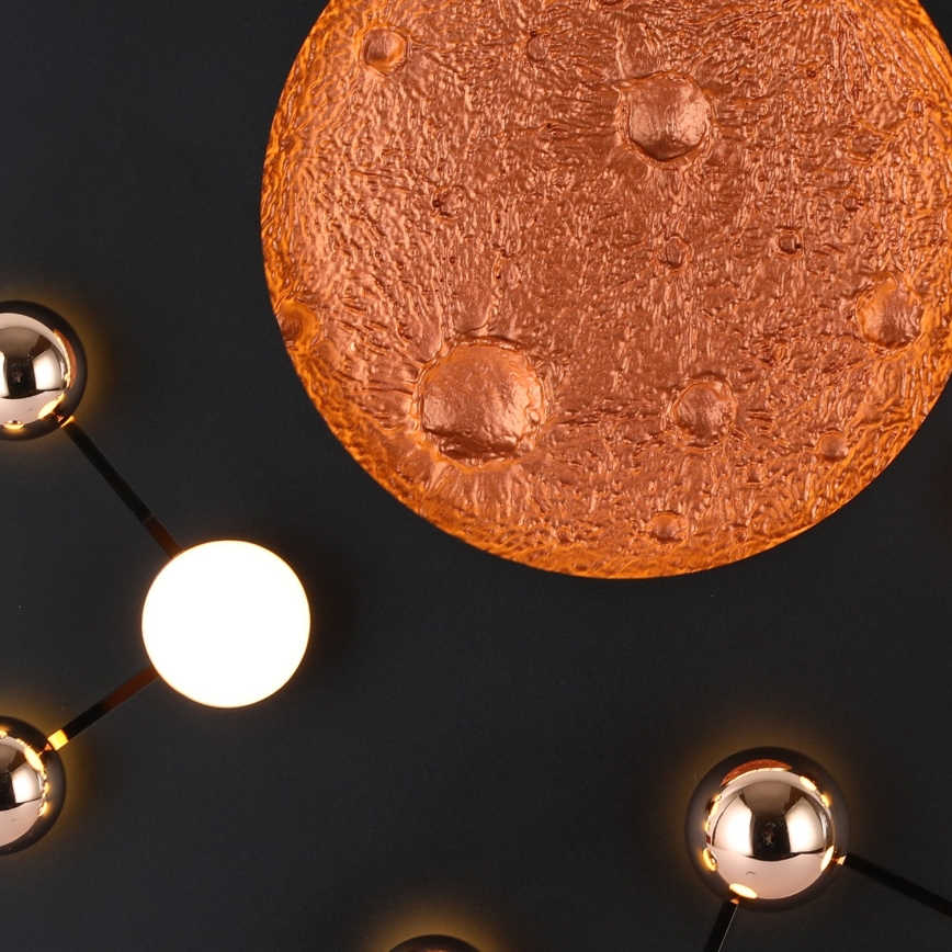 LED loftlampe MARS LED/58W/230V 3000K sort