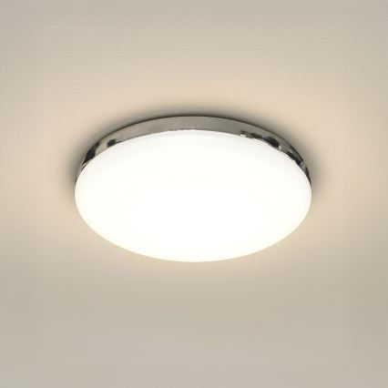 LED loftlampe MAYA LED/10W/230V Ø 26 cm poleret krom