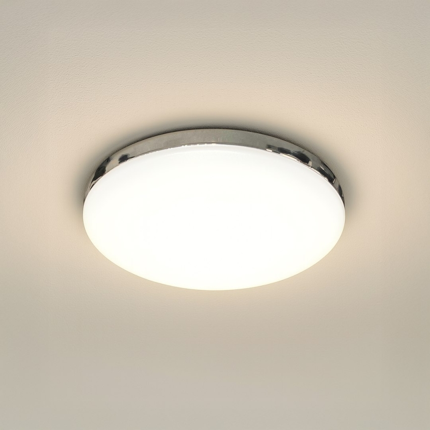 LED loftlampe MAYA LED/10W/230V Ø 26 cm poleret krom