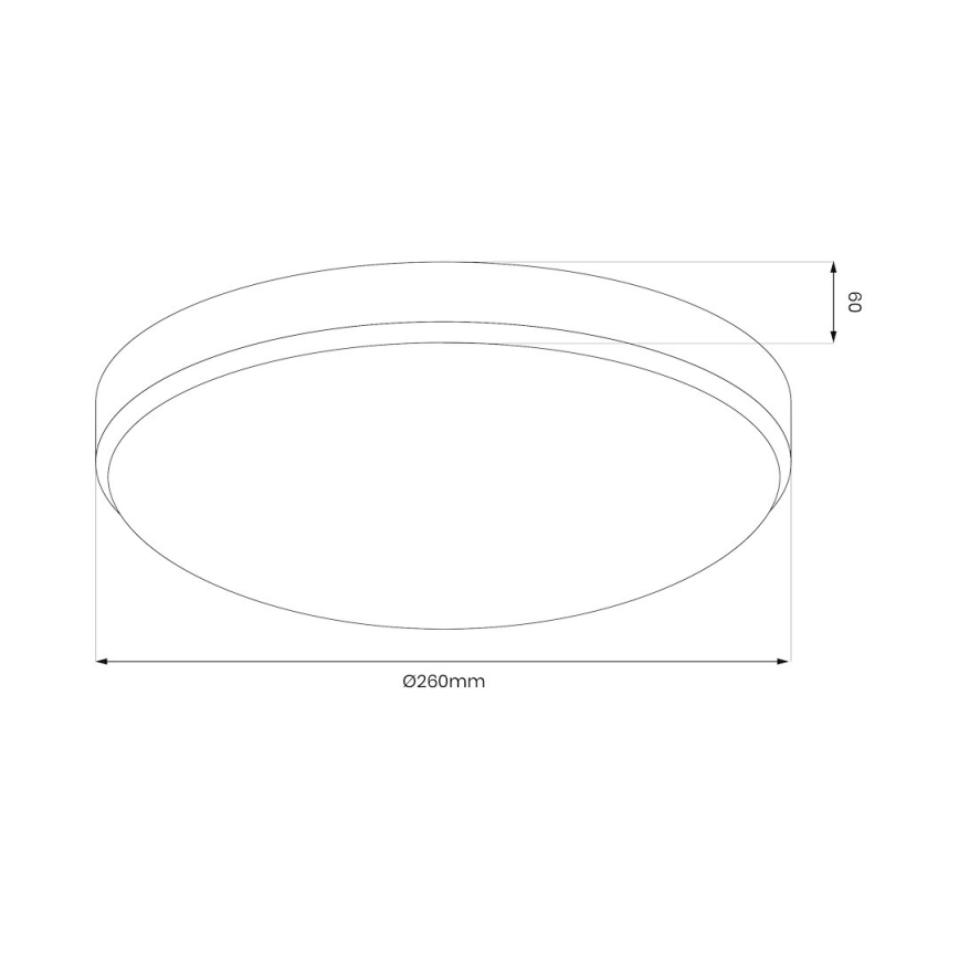LED loftlampe MAYA LED/10W/230V Ø 26 cm poleret krom