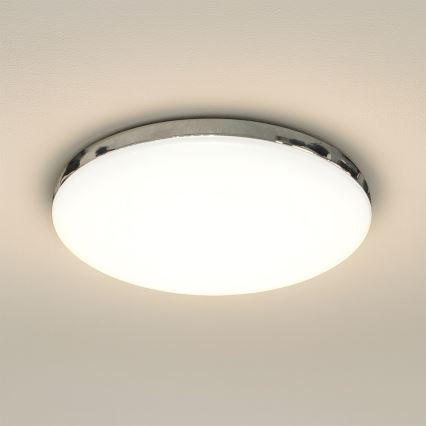 LED loftlampe MAYA LED/36W/230V Ø 50 cm poleret krom