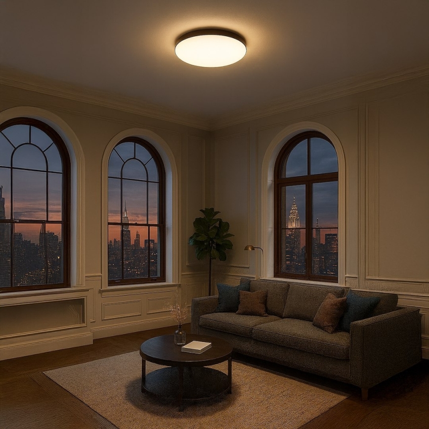 LED loftlampe MAYA LED/36W/230V Ø 50 cm sort