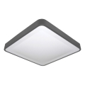 LED-loftlampe med bevægelses- og skumringssensor WILTON LED/24W/230V 4000K 33x33 cm antracit