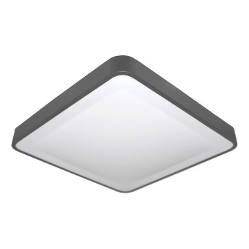 LED-loftlampe med bevægelses- og skumringssensor WILTON LED/24W/230V 4000K 33x33 cm antracit
