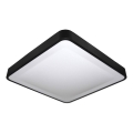 LED-loftlampe med bevægelses- og skumringssensor WILTON LED/24W/230V 4000K 33x33 cm sort