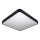 LED-loftlampe med bevægelses- og skumringssensor WILTON LED/24W/230V 4000K 33x33 cm sort