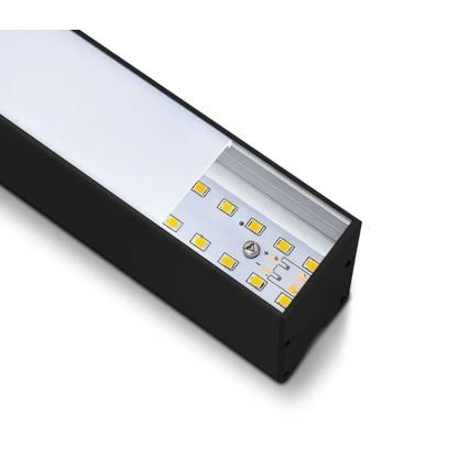 LED lysekrone på kabel SAMSUNG CHIP LED/40W/230V 4000K sort