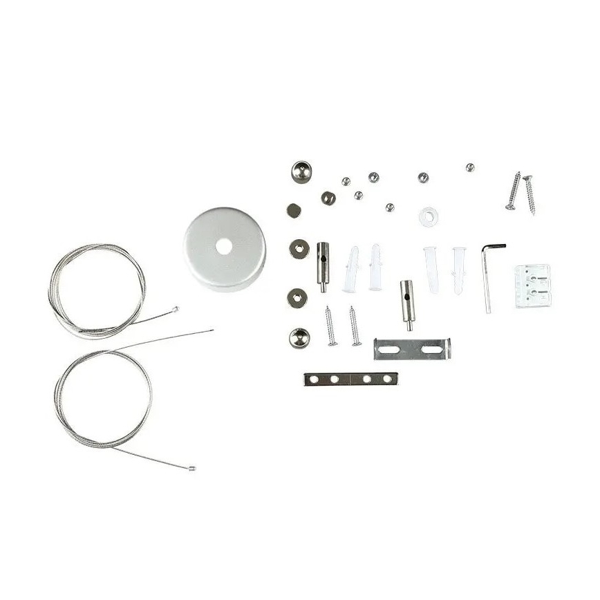 LED lysekrone på kabel SAMSUNG CHIP LED/40W/230V 4000K sort