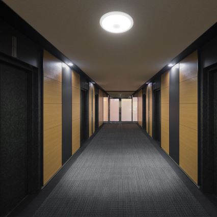 LED loftlampe med sensor SAMSUNG CHIP LED/12W/230V 3000/4000/6000K diameter 29 cm hvid