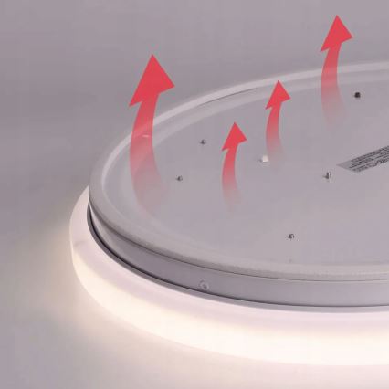 LED loftlampe med motion og dusk sensor LED/24W/230V 4000K diameter 32,5 cm hvid