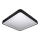 LED loftlampe med sensor WILTON LED/24W/230V 37,5x37,5 cm sort