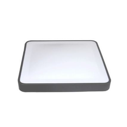 LED-loftlampe med bevægelses- og skumringssensor WILTON LED/24W/230V 4000K 33x33 cm antracit