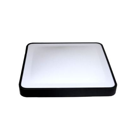 LED-loftlampe med bevægelses- og skumringssensor WILTON LED/24W/230V 4000K 33x33 cm sort