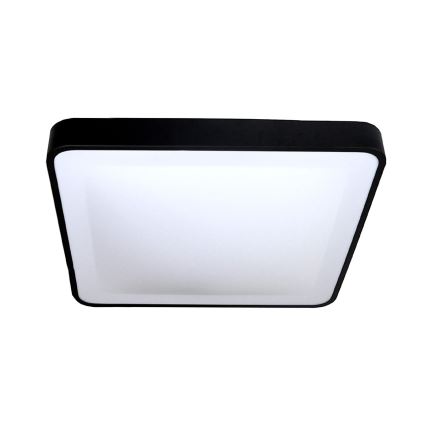 LED loftlampe med sensor WILTON LED/24W/230V 37,5x37,5 cm sort