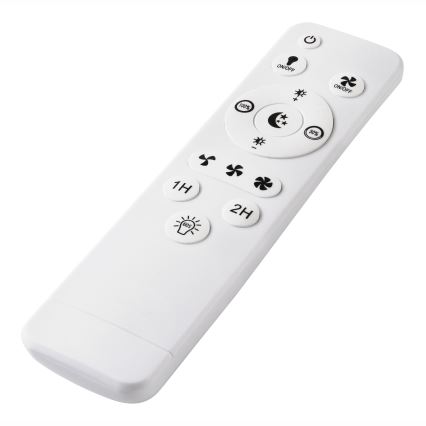 LED loftlampe med ventilator dæmpbar APOLLO LED/38W/230V sort + fjernbetjening