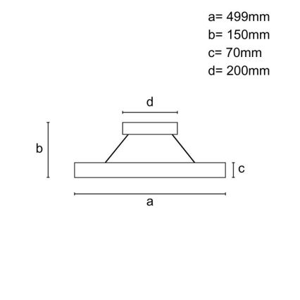 LED Loftlampe med ventilator dæmpbar LED/35W/230V 3000-6500K sort + fjernbetjening