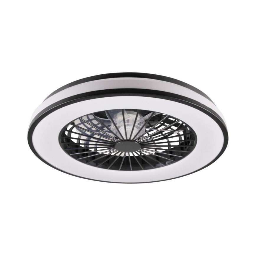 LED loftlampe med ventilator dæmpbar LED/48W/230V 3000-6500K + fjernbetjening sort