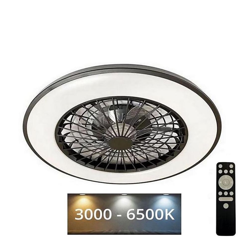 LED loftlampe med ventilator dæmpbar OPAL LED/48W/230V 3000-6500K + fjernbetjening