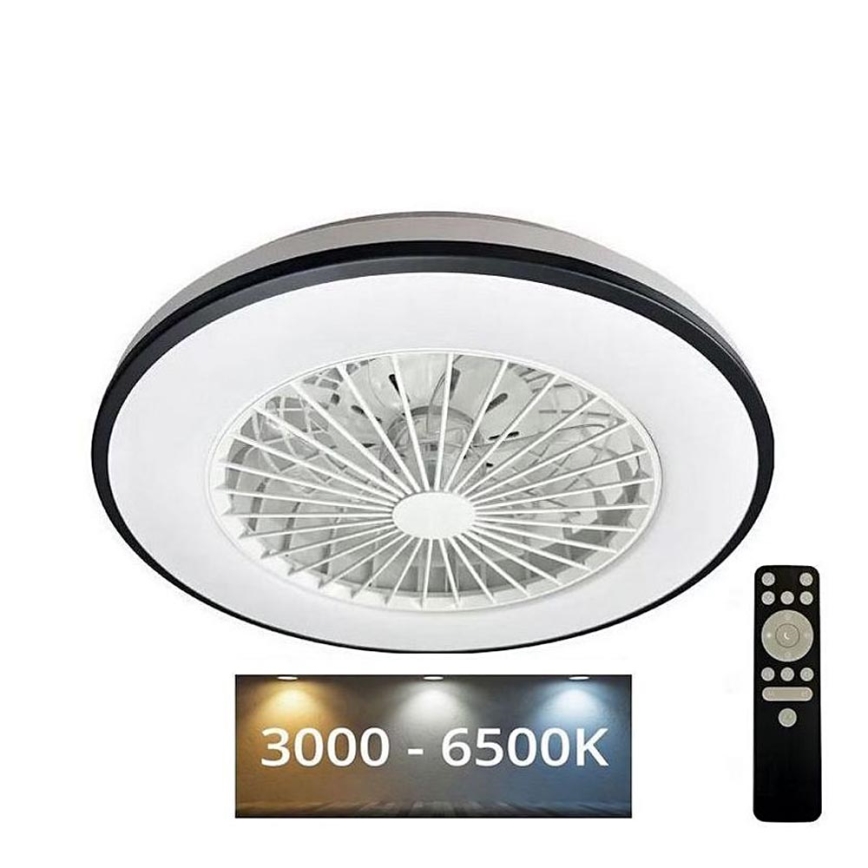 LED loftlampe med ventilator dæmpbar OPAL LED/48W/230V 3000-6500K + fjernbetjening