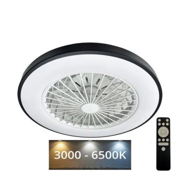 LED loftlampe med ventilator dæmpbar OPAL LED/48W/230V 3000-6500K + fjernbetjening
