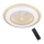 LED loftlampe med ventilator dæmpbar ZEPHYR LED/48W/230V 3000-6000K guldfarvet + fjernbetjening