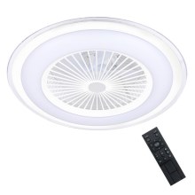LED loftlampe med ventilator dæmpbar ZONDA LED/48W/230V 3000-6000K hvid + fjernbetjening
