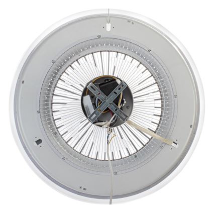 LED loftlampe med ventilator dæmpbar ZONDA LED/48W/230V 3000-6000K hvid + fjernbetjening