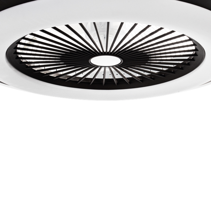 LED loftlampe med ventilator dæmpbar ZONDA LED/48W/230V 3000-6500K sort + fjernbetjening