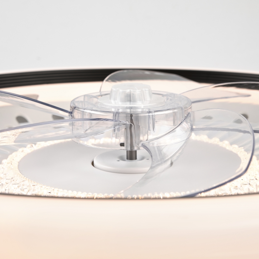 LED Loftlampe med ventilator dæmpbar GEMMA LED/37W/230V hvid + fjernbetjening