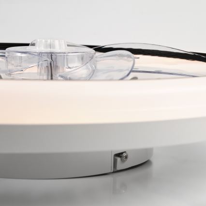 LED Loftlampe med ventilator dæmpbar GEMMA LED/37W/230V hvid + fjernbetjening