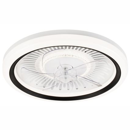 LED Loftlampe med ventilator dæmpbar GEMMA LED/37W/230V hvid + fjernbetjening
