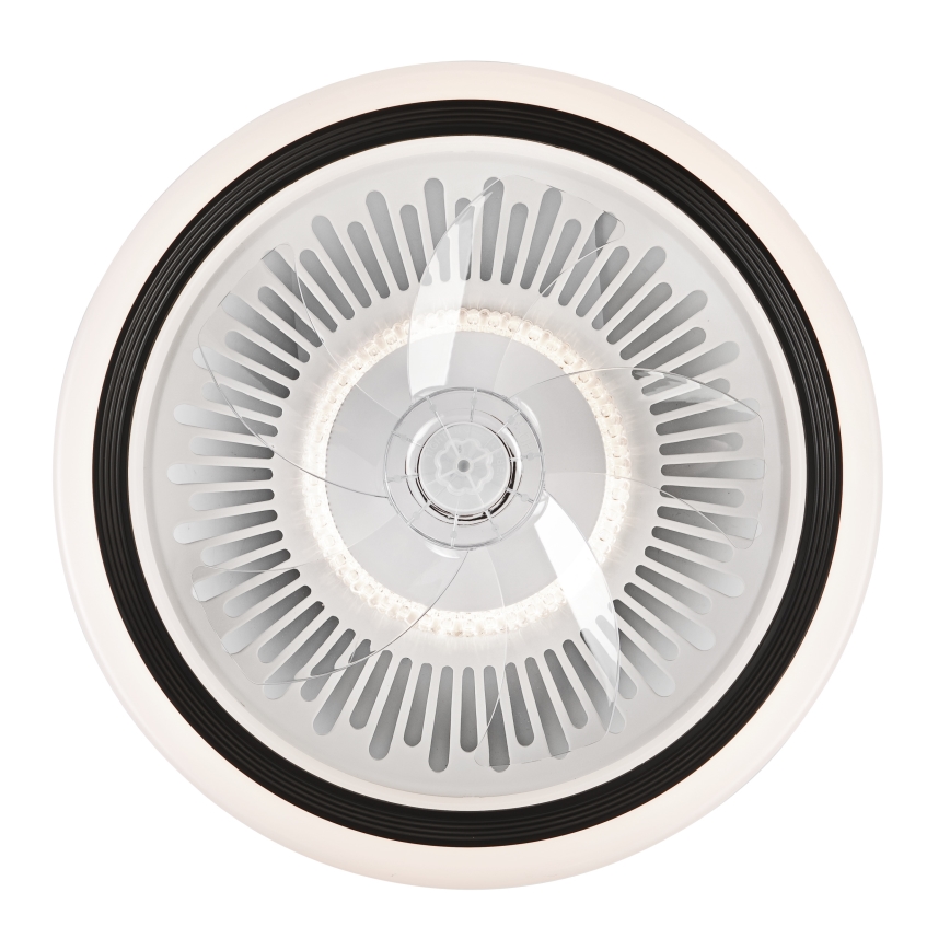 LED Loftlampe med ventilator dæmpbar GEMMA LED/37W/230V hvid + fjernbetjening
