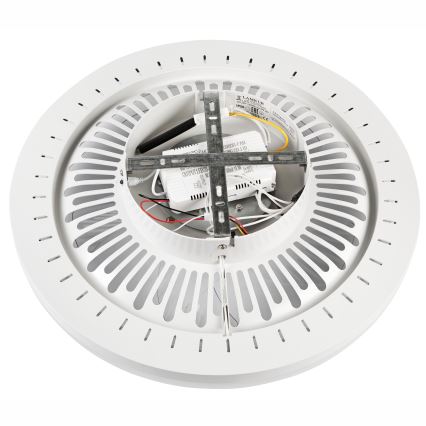 LED Loftlampe med ventilator dæmpbar GEMMA LED/37W/230V hvid + fjernbetjening