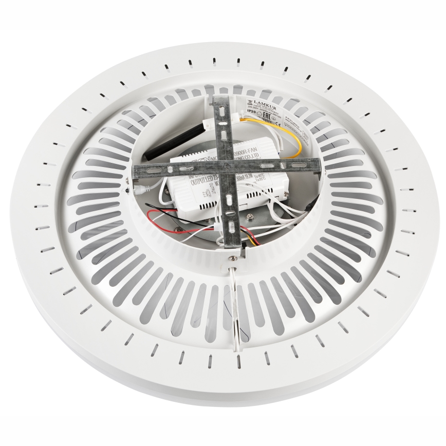 LED Loftlampe med ventilator dæmpbar GEMMA LED/37W/230V hvid + fjernbetjening