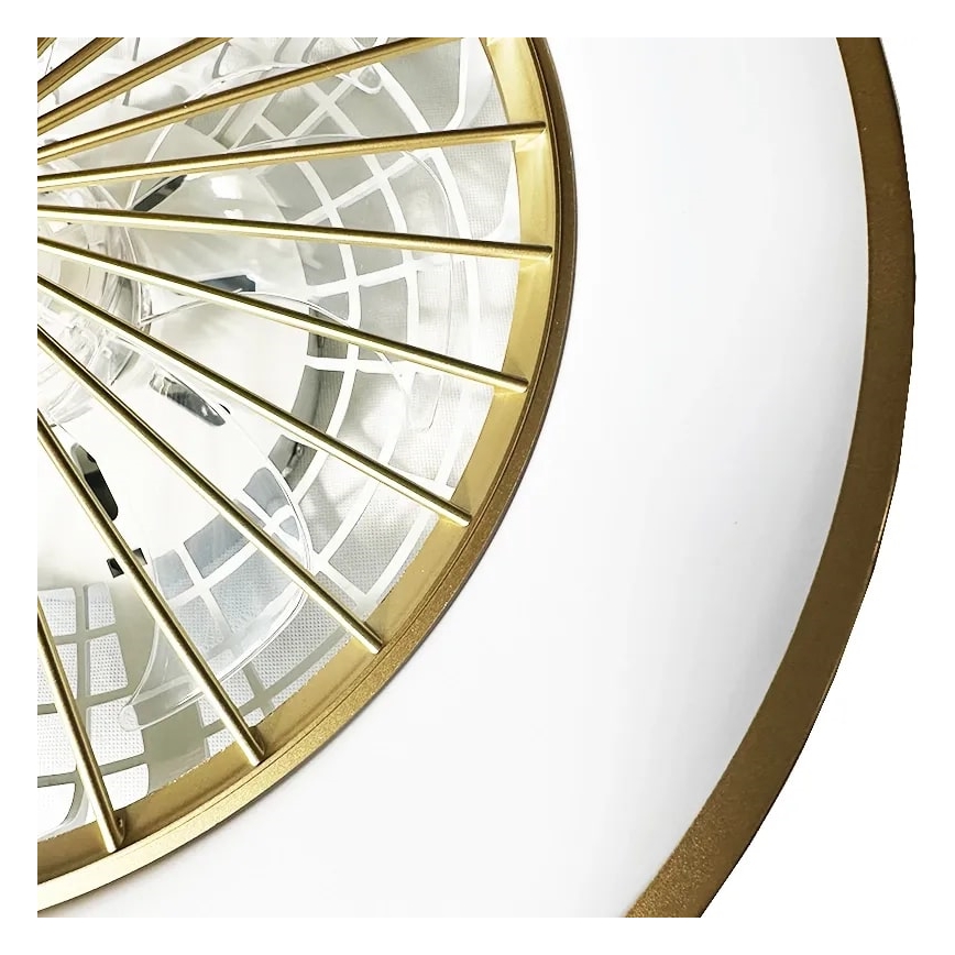 LED Loftlampe med ventilator dæmpbar OPAL LED/48W/230V 3000-6500K + fjernbetjening