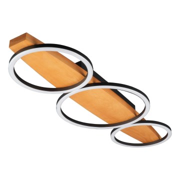 LED loftlampe MELISA LED/28W/230V 26,5x70 cm fyrretræ