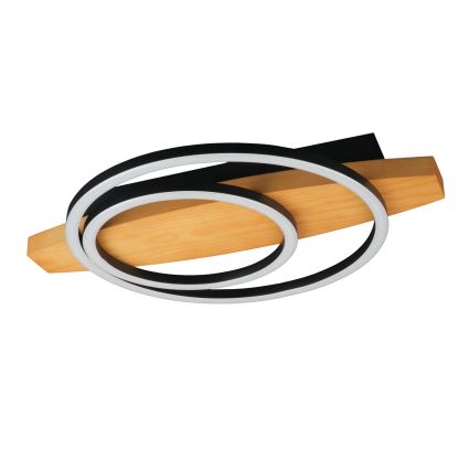 LED loftlampe MELISA LED/28W/230V 30x40 cm fyrretræ